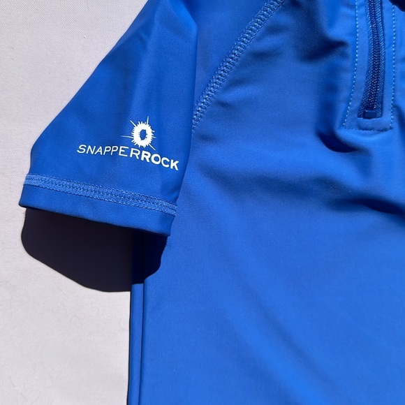 NWT Snapper Rock Rashguard Top
Short Sleeve Navy Blue Size 6-12 mos - Picture 6 of 7